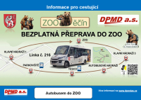 Opět busem do zoo: Bezplatn&aacute; linka č. 216 se vrac&iacute; do ulic Děč&iacute;na!