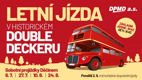 Letní jízda s Double Deckerem